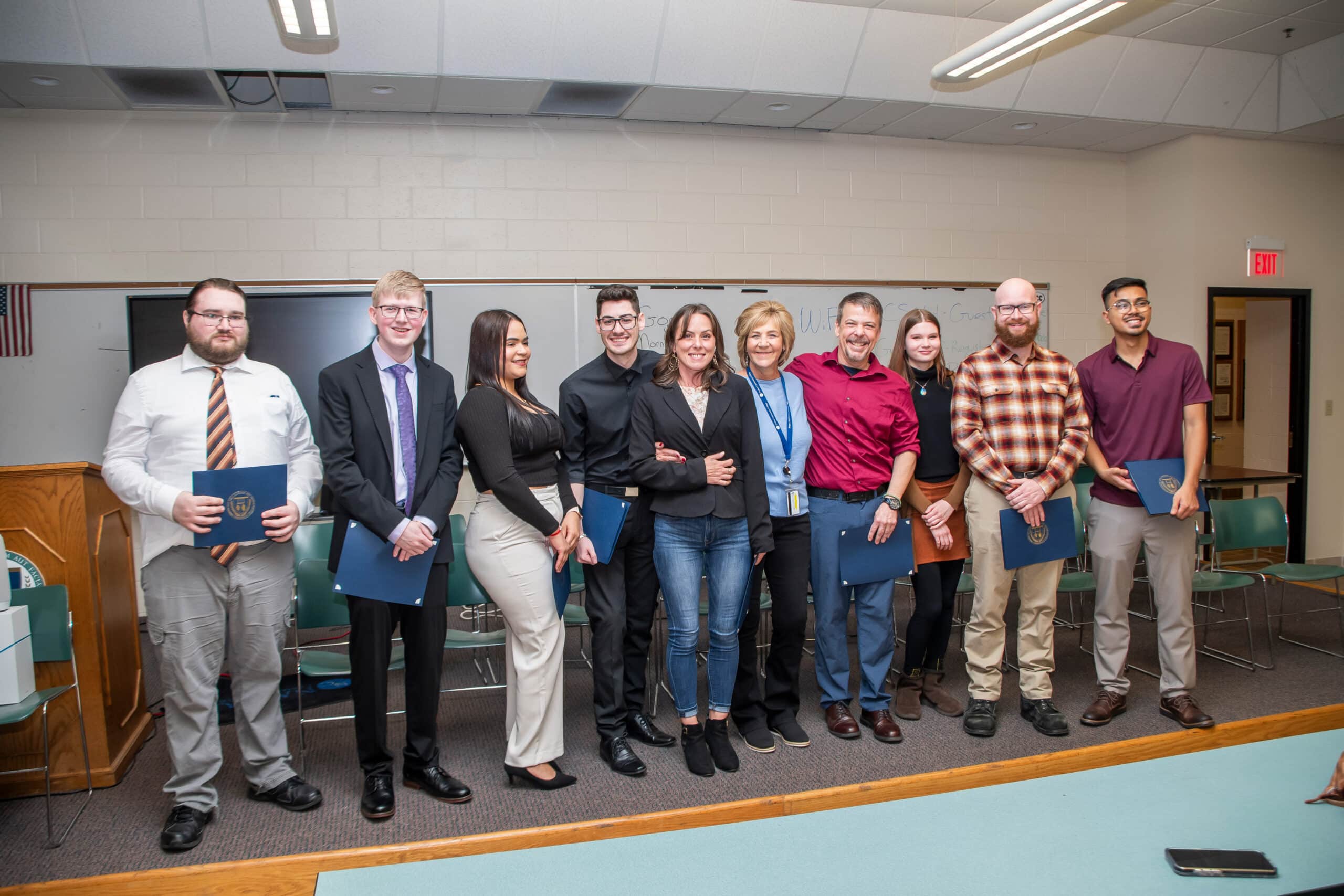 group photo of the cohort 34 Microelectronics boot camp graduates